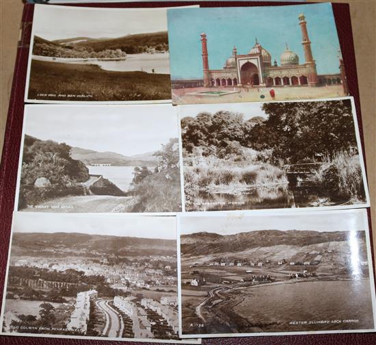 Large quantity of postcards, cigarette cards etc